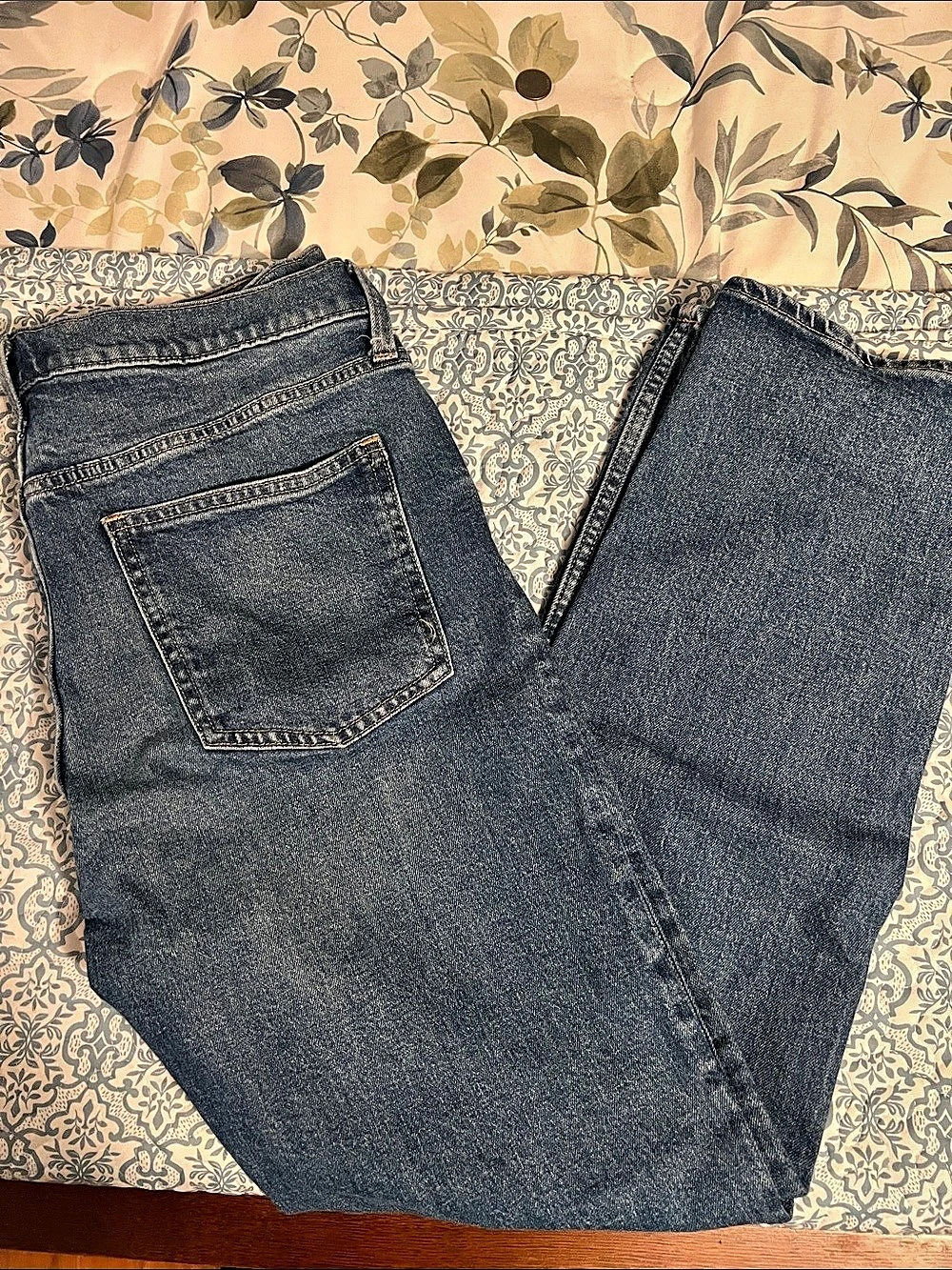 GAP '90s Straight Leg Jeans Blue Waist 14/32R